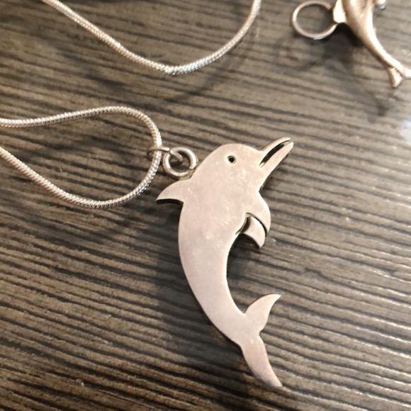 Sterling Silver Dolphin Charm & Earring Charms - Picture 5 of 16